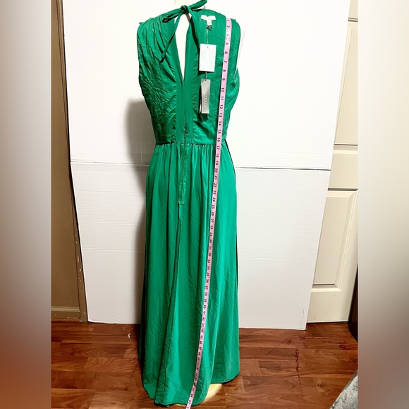 NewYork & Company  Eva Mendes sleeveless maxi dress size 4 NWT Green - Picture 9 of 16